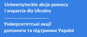 link do zakładki uniweryteckie akcje pomocy i wsparcia dla Ukrainy